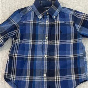 Polo Ralph Lauren Kids Blue Checkered Shirt